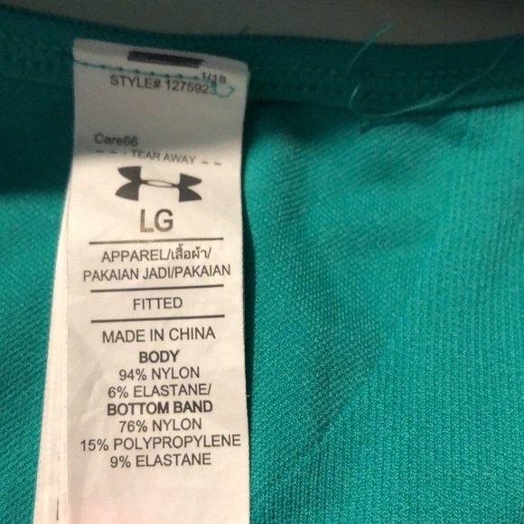 Woman’s under armour sports bra. Racerback, adjustable straps. Sz large. - Picture 5 of 5